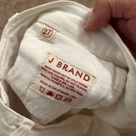 J brand white skinny jeans 27 - Picture 8 of 9